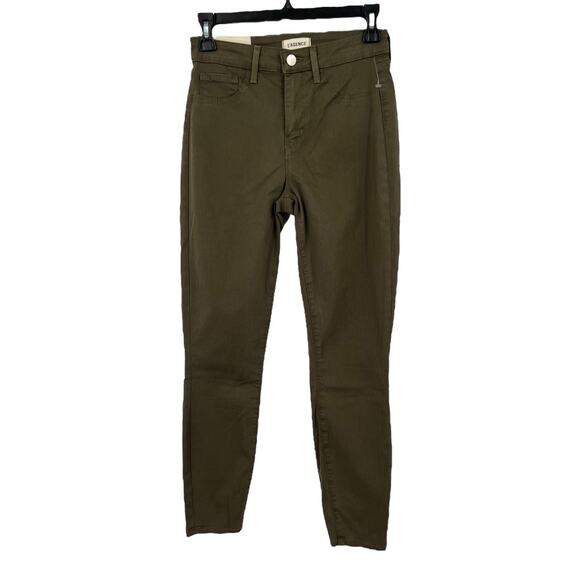 L'Agence Pants Margot high rise skinny olive size 25 - Picture 2 of 7